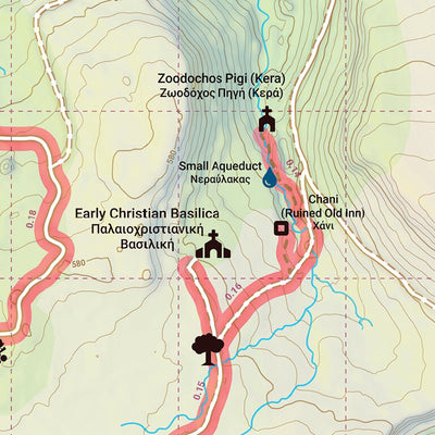 Paths of Greece ONITHE | ARCHAEOLOGICAL SITE digital map