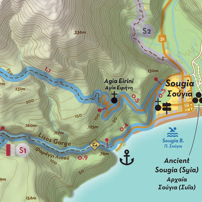 Paths of Greece S1: The Lissos Route digital map