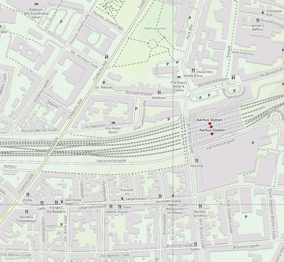 Paul Johnson - Offline Maps Aarhus Tourist Street Map, Denmark digital map