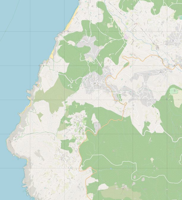 Caleb Roca Map Cabo Da Roca Portugal Map by Paul Johnson - Offline Maps | Avenza Maps