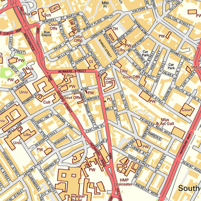 Paul Johnson - Offline Maps Leicester Street Map digital map