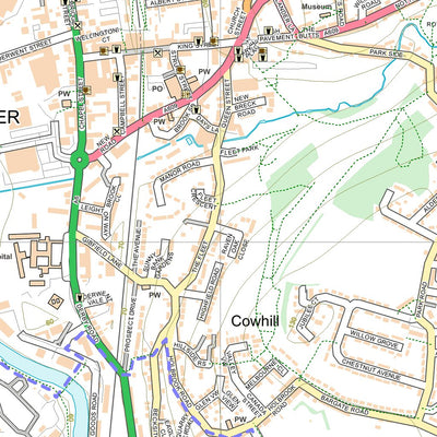Paul Johnson - Offline Maps Makeney Walks (1:10k) digital map