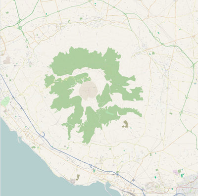 Paul Johnson - Offline Maps Mount Vesuvius digital map