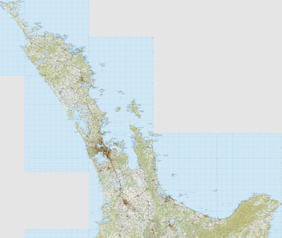 Paul Johnson - Offline Maps New Zealand 1:250K North Island (North) digital map