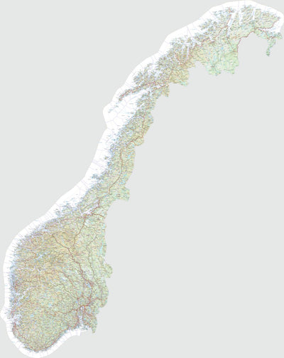 Paul Johnson - Offline Maps Norway 1:1M Topographic digital map