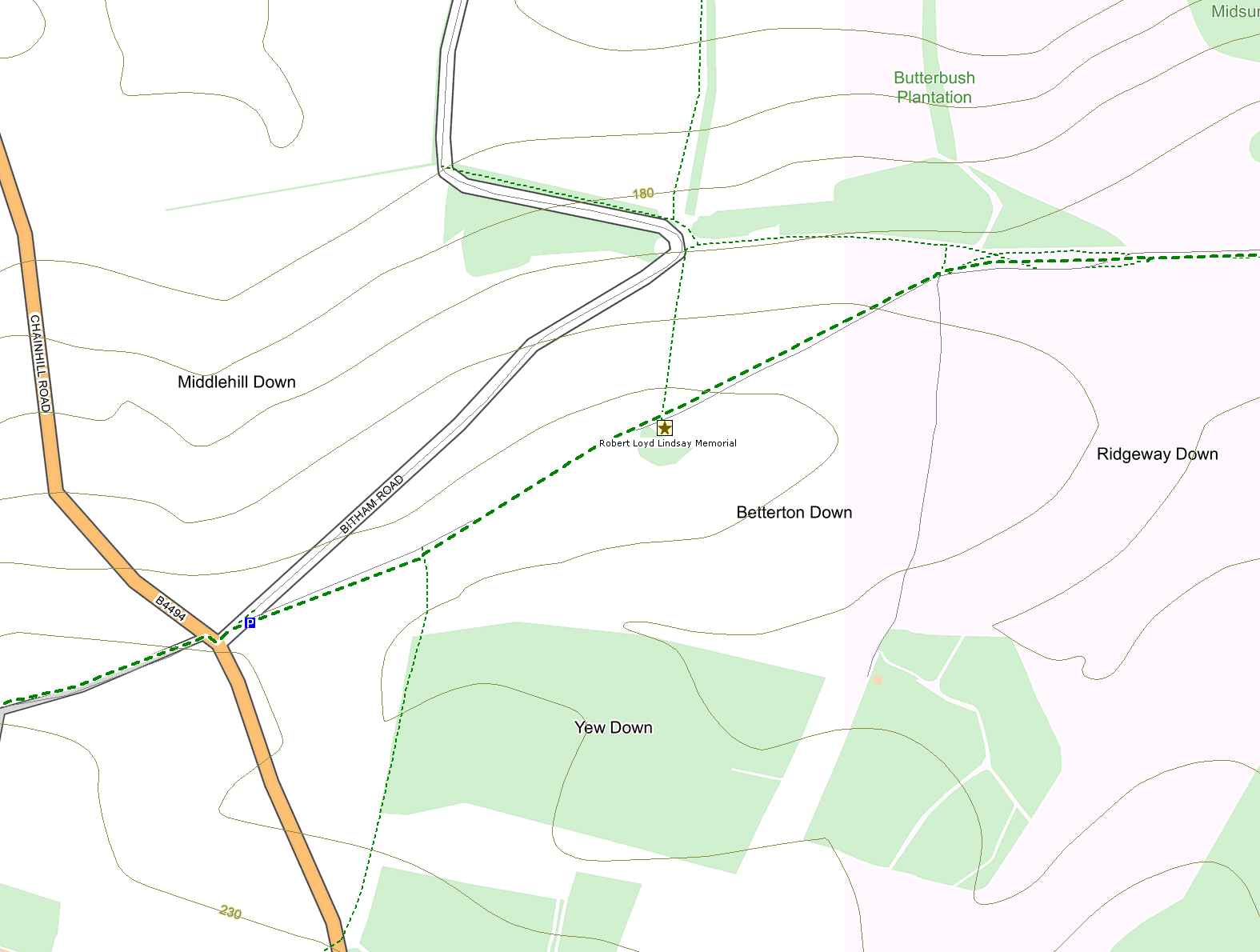 Ridgeway Trail 1:10k (2) Map by Paul Johnson - Offline Maps | Avenza Maps