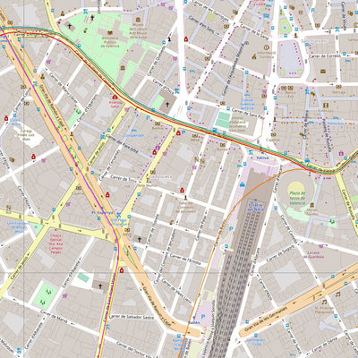 Paul Johnson - Offline Maps Valencia Area Tourist Map digital map