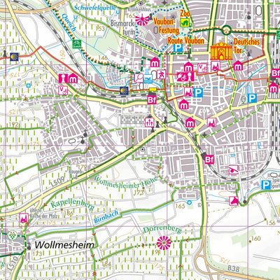 Pietruska Verlag & Geo-Datenbanken GmbH Deutsche Weinstraße Süd digital map