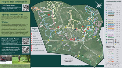 Pineland Farms Pineland Farms Trail Map digital map