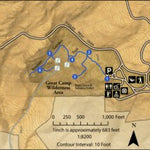 Pisgah Map Company, LLC Eagles Nest - South digital map