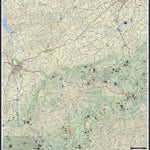 Pisgah Map Company, LLC French Broad Region - West digital map
