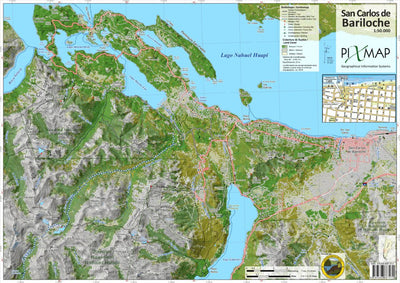Pixmap Cartografía Digital Bariloche 1/50.000 digital map