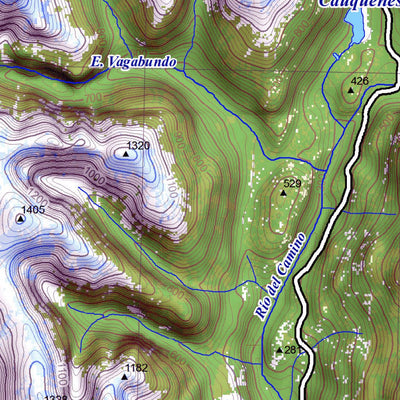 Pixmap Cartografía Digital Caleta Tortel - Jorge Montt - Southern Icefield digital map