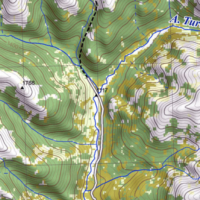 Pixmap Cartografía Digital Cerro Carreras - Baguales 1/50.000 digital map