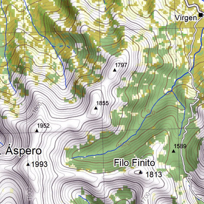Pixmap Cartografía Digital Cerro Carreras - Baguales 1/50.000 digital map