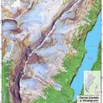 Pixmap Cartografía Digital Cerro Creston and Cerro Vespignani - Chaltén - 1/25.000 digital map