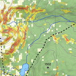 Pixmap Cartografía Digital Cerro Hielo Azul 1/25.000 digital map