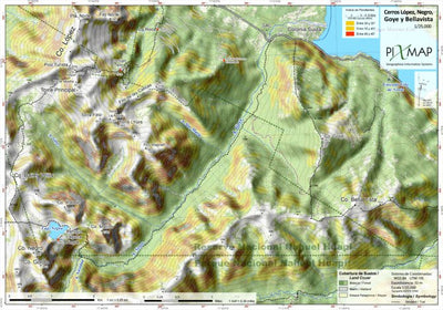 Pixmap Cartografía Digital Cerro Lopez, Bellavista and Goye 1/25.000 digital map