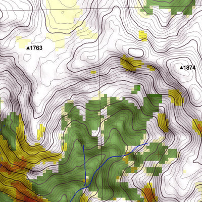 Pixmap Cartografía Digital Cerro Pelado - Río Foyel 1/25.000 digital map