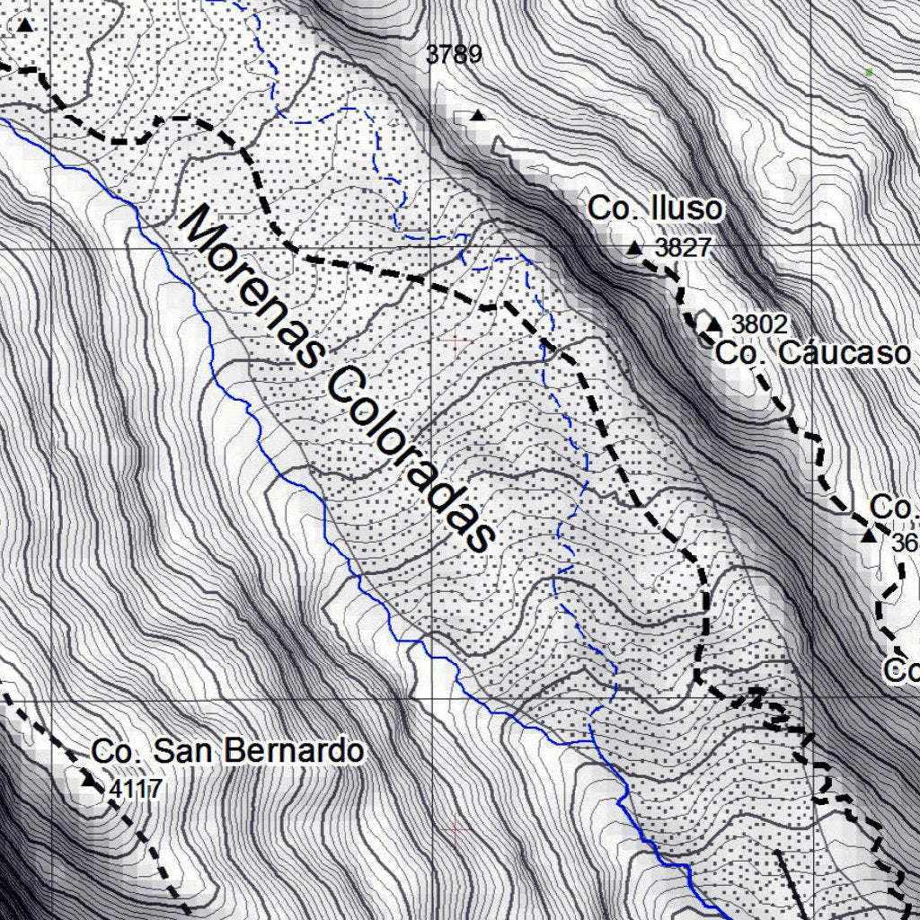 Cordon del Plata - Vallecitos 1/25.000. Ed. 2019 Map by Pixmap ...