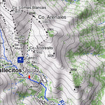 Pixmap Cartografía Digital Cordon del Plata - Vallecitos 1/50.000. Ed. 2012 digital map