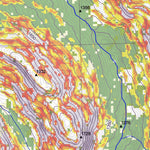 Pixmap Cartografía Digital Cordón Piltriquitrón 1/25.000 digital map