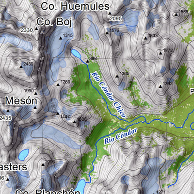 Pixmap Cartografía Digital Glaciar Upsala, Estancias Helsinfor y La Cristina 1/125.000 digital map