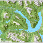 Pixmap Cartografía Digital Lago Mascardi 1/50.000 digital map