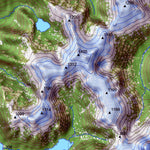 Pixmap Cartografía Digital Laguna San Rafael - Campos de hielo Norte 1/75.000 digital map