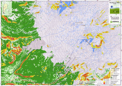 Pixmap Cartografía Digital Nevados de Chillán 1/25.000 digital map