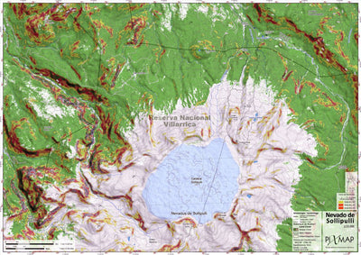 Pixmap Cartografía Digital Nevados de Sollipulli 1/25.000 digital map