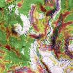 Pixmap Cartografía Digital Nevados de Sollipulli 1/25.000 digital map