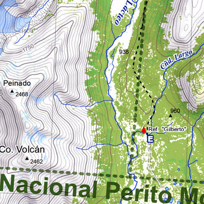 Pixmap Cartografía Digital Parque Nacional Perito Moreno 1/100.000 digital map