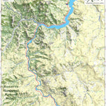 Pixmap Cartografía Digital Río Limay Norte - Villa Llanquín to Embalse Alicura - 1/50.000 digital map