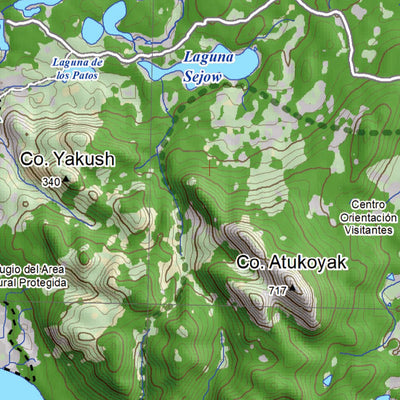 Pixmap Cartografía Digital Tolhuin 1/100.000 digital map