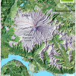 Pixmap Cartografía Digital Volcán Lanin 1/50.000 digital map