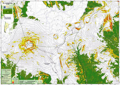 Pixmap Cartografía Digital Volcán Lonquimay 1/25.000 digital map