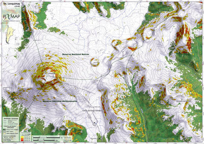 Pixmap Cartografía Digital Volcán Lonquimay - Corralco Ski Resort 1/25.000 digital map