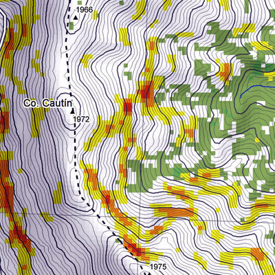 Pixmap Cartografía Digital Volcán Lonquimay - Corralco Ski Resort 1/25.000 digital map