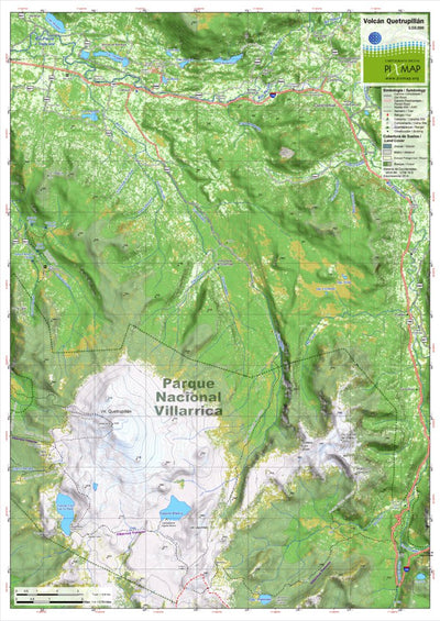 Pixmap Cartografía Digital Volcan Quetrupillan 1/50.000 digital map