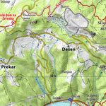 Planinska zveza Slovenije Domžale in okolica - East 1:25.000 PZS digital map
