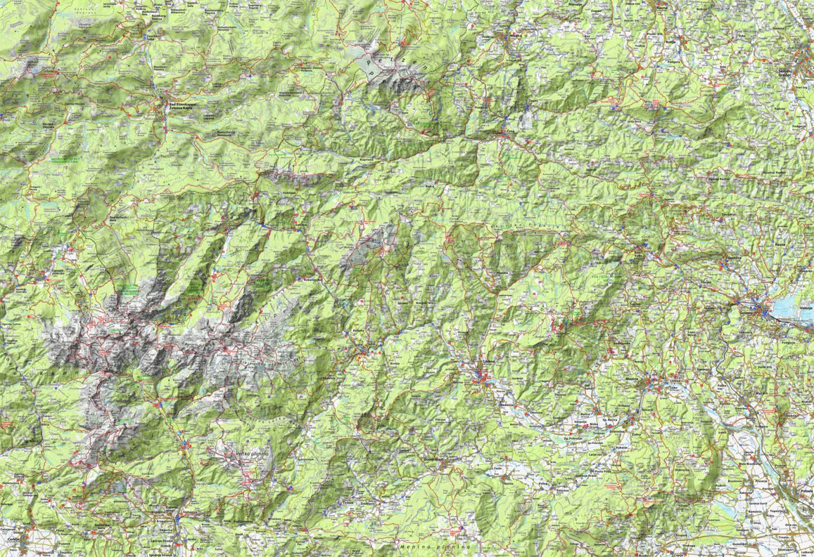 Kamnik - Savinja Alps - 1:50.000 PZS Map by Planinska zveza Slovenije ...
