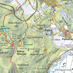 Planinska zveza Slovenije Notranjska s Snežnikom North 1:50.000 PZS digital map
