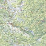 Planinska zveza Slovenije Notranjska s Snežnikom South 1:50.000 PZS digital map