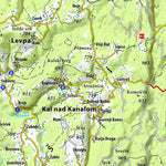 Planinska zveza Slovenije Škofjeloško, Cerklajnsko in Idrijsko hribovje - weast, 1:50.000 PZS digital map
