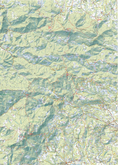 Planinska zveza Slovenije Smrekovec, Raduha, Olševa, Peca, Uršlja gora East 1:30.000 PZS digital map