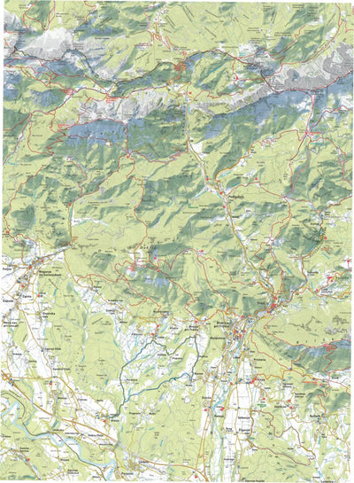 Planinska zveza Slovenije Storžič and Košuta West 1:25.000 PZS digital map