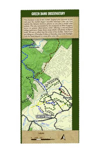 Pocahontas County Tourism Commission Green Bank digital map