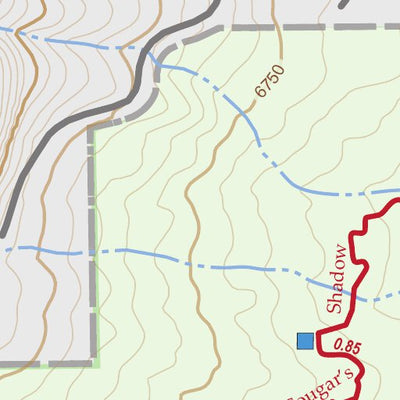 Pocket Pals Trail Maps Cheyenne Mountain State Park digital map
