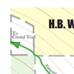 Green Mountain Falls - H.B.Wallace Reserve Trail Map Preview 3